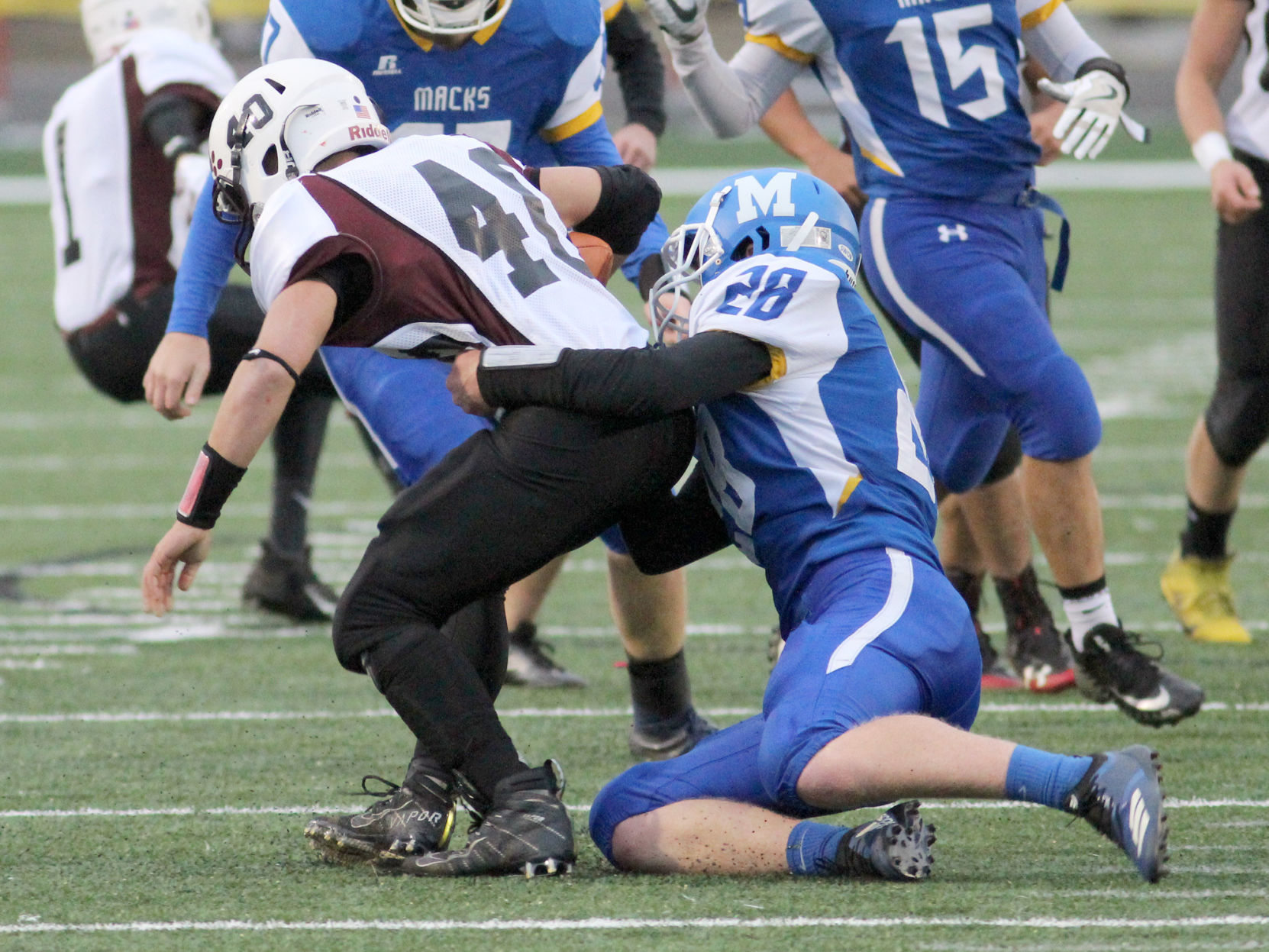 Elkhart Lake-Glenbeulah at McDonell football 10-4-19